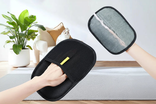 Gants Brosse Anti-Poils pour Animaux -Elimination des Poils pour Chiens et Chats