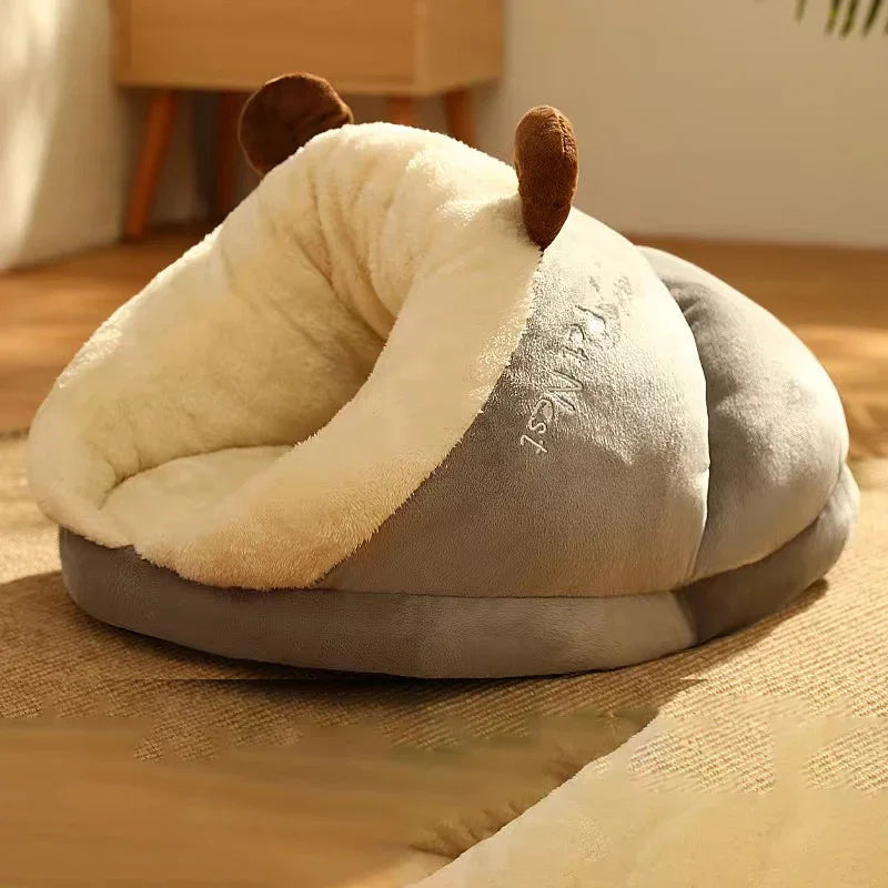 Nid Douillet Cocoon pour Chiens et Chats - Confort Chaud et Apaisant