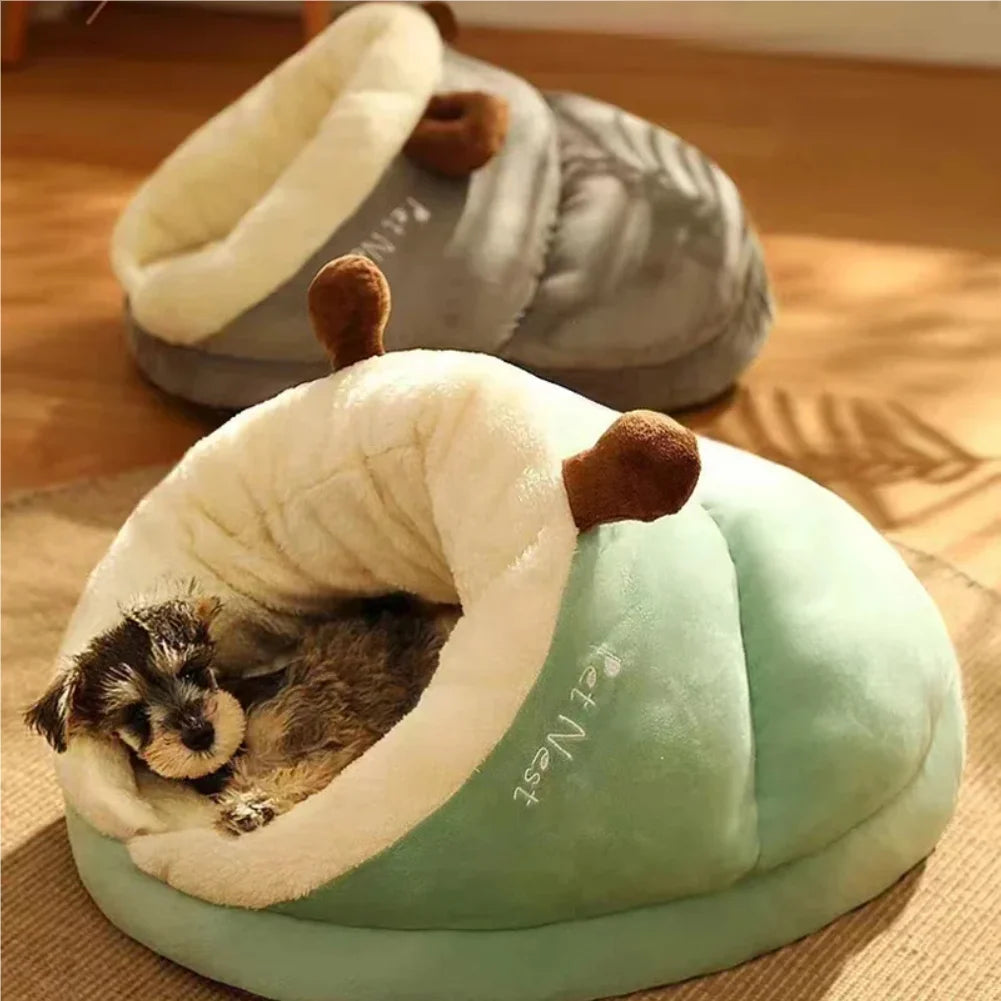 Nid Douillet Cocoon pour Chiens et Chats - Confort Chaud et Apaisant